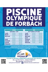 Piscine - Horaires